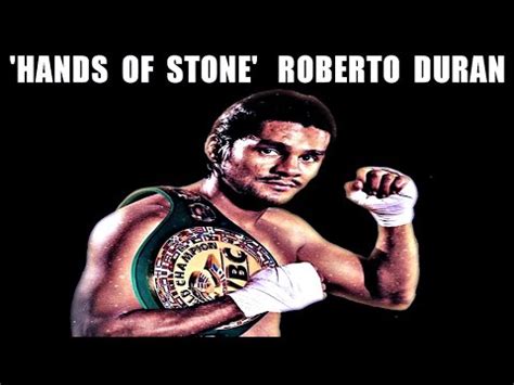 boxer hands of steel|Roberto Duran 'The Hands of Stone’: A Biography .